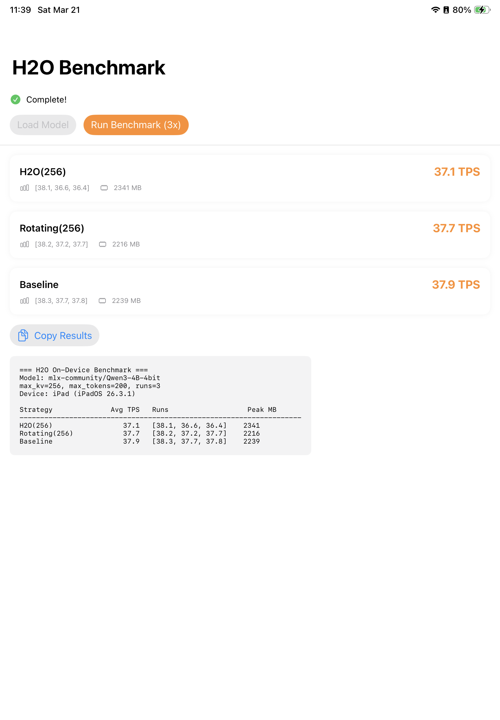 iPad Air M3 benchmark